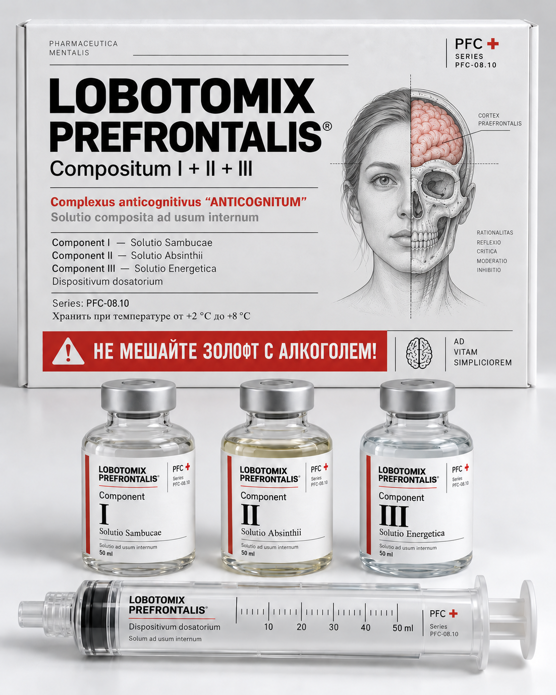 LOBOTOMIX PREFRONTALIS packaging